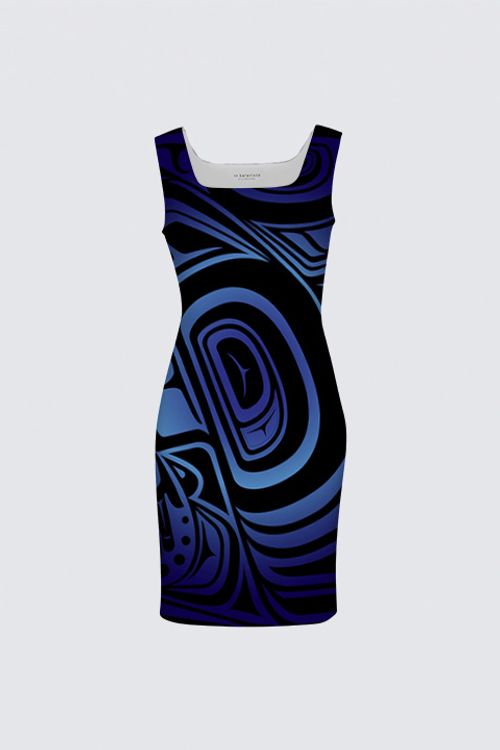 Knowing Blue Aunty Dress