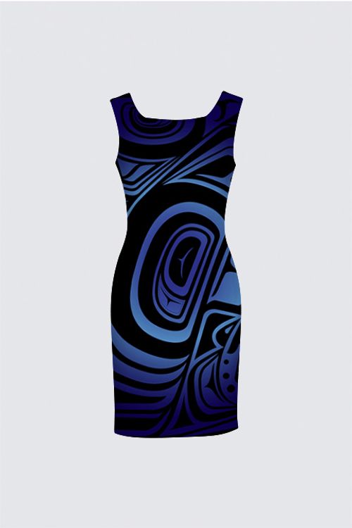Knowing Blue Aunty Dress