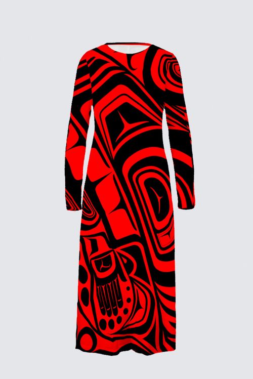 Knowing Red Dani-Maxi Dress - New Shape!