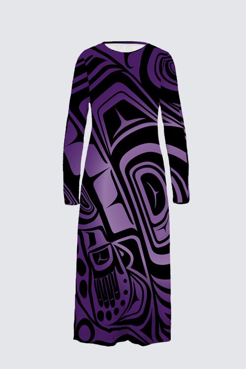 Knowing Purple Dani-Maxi Dress - New Shape!