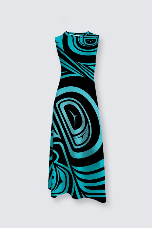 Knowing Teal Lena-Maxi Dress - New Shape!