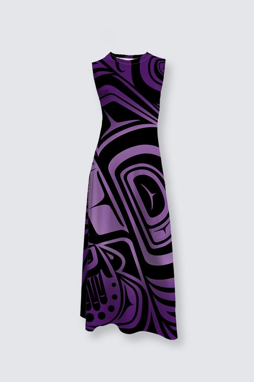 Knowing Purple Lena-Maxi Dress - New Shape!