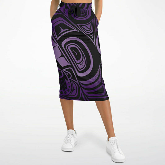 Athletic Long Pocket Skirt - Amethyst