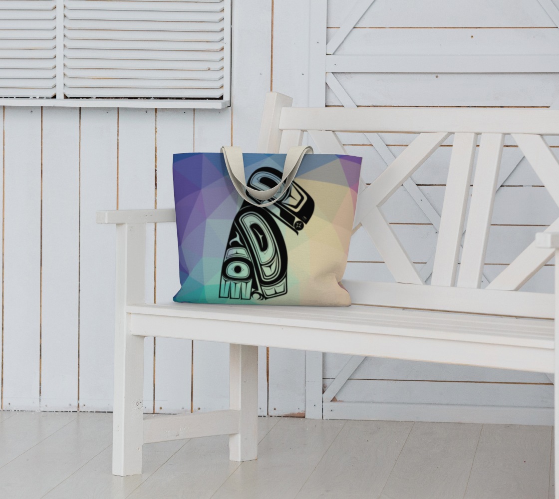 Raven Geo Large Tote