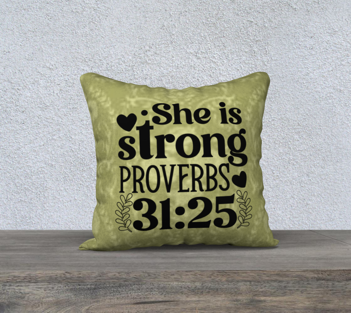 She is Strong 18x18