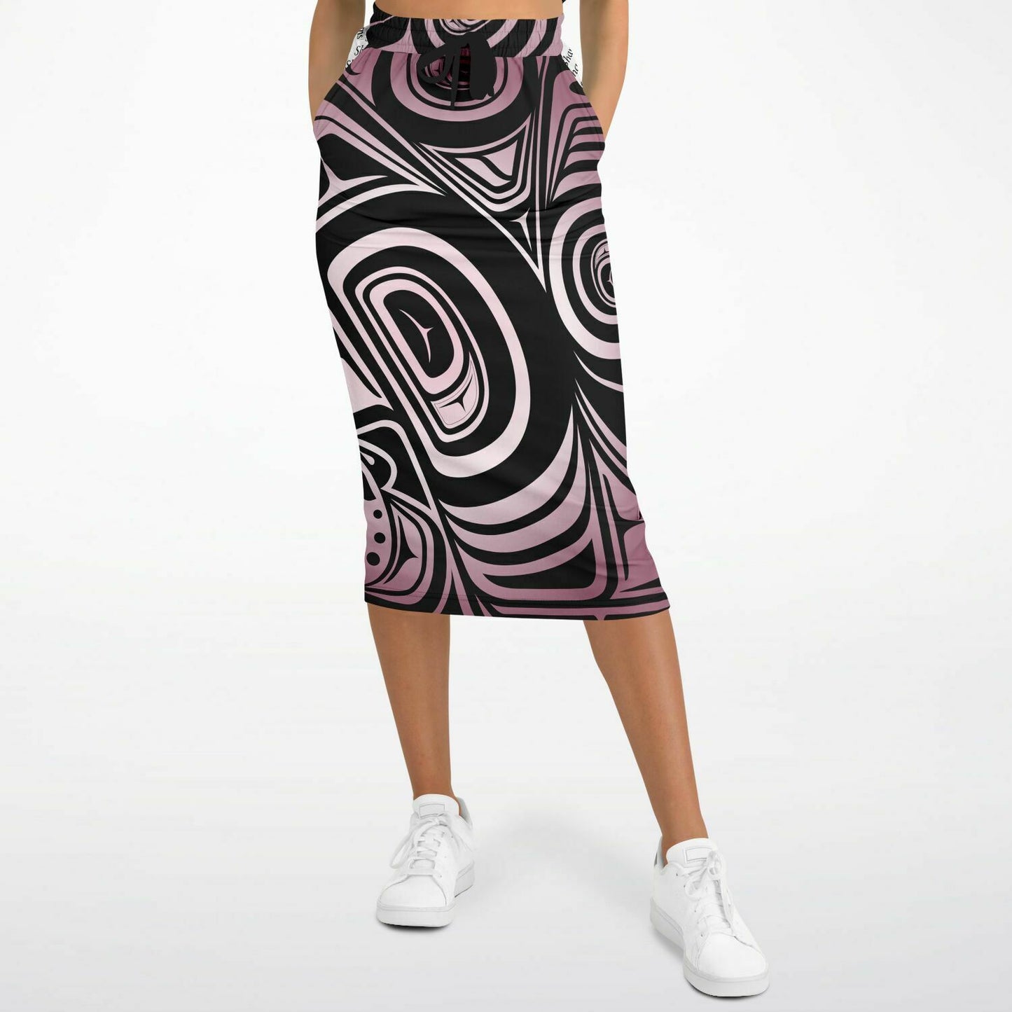 Athletic Long Pocket Skirt - Knowing V3 Pink Tourmaline