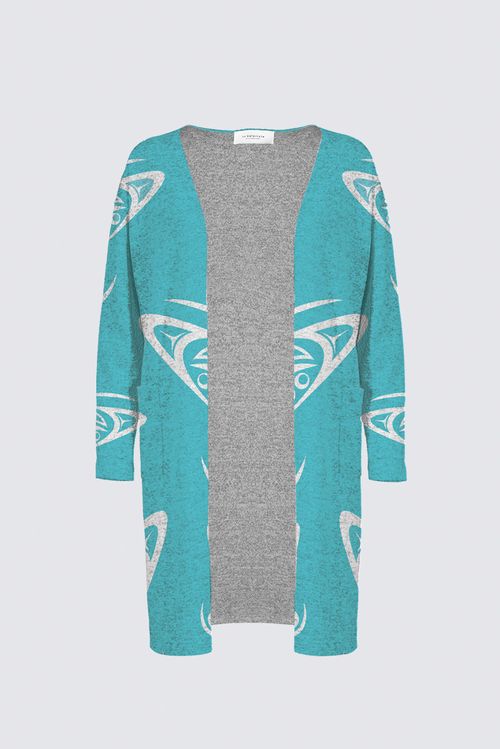 Butterfly (Teal) PS Duster