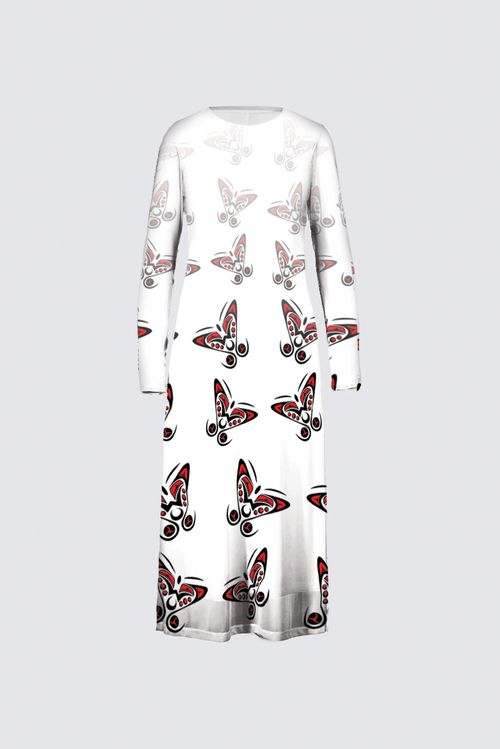 Butterflies Light Fanny Maxi Dress