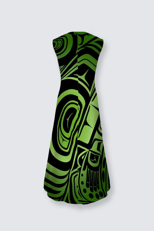 Knowing Skeena Green Lena-Maxi Dress - New Shape!