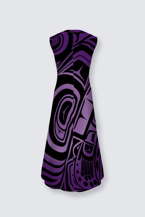 Knowing Purple Lena-Maxi Dress - New Shape!