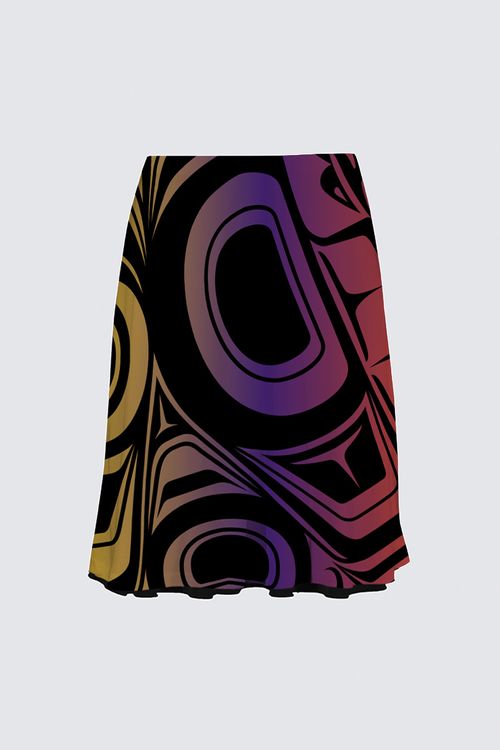 Abstract Bow Traditional Xsi'yeen Skirt