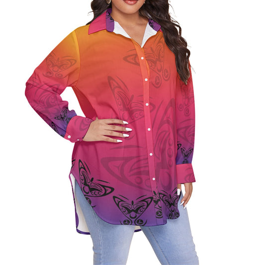 Butterflies in Sunrise Blouse