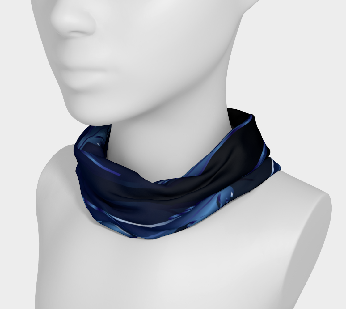 Feather 3D Blue Headband