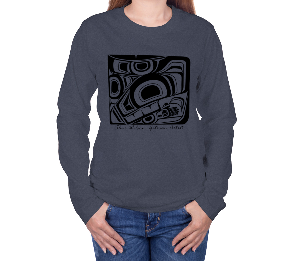 Gitxsan Abstract Form Line by Shar Wilson, Gitxsan Artist