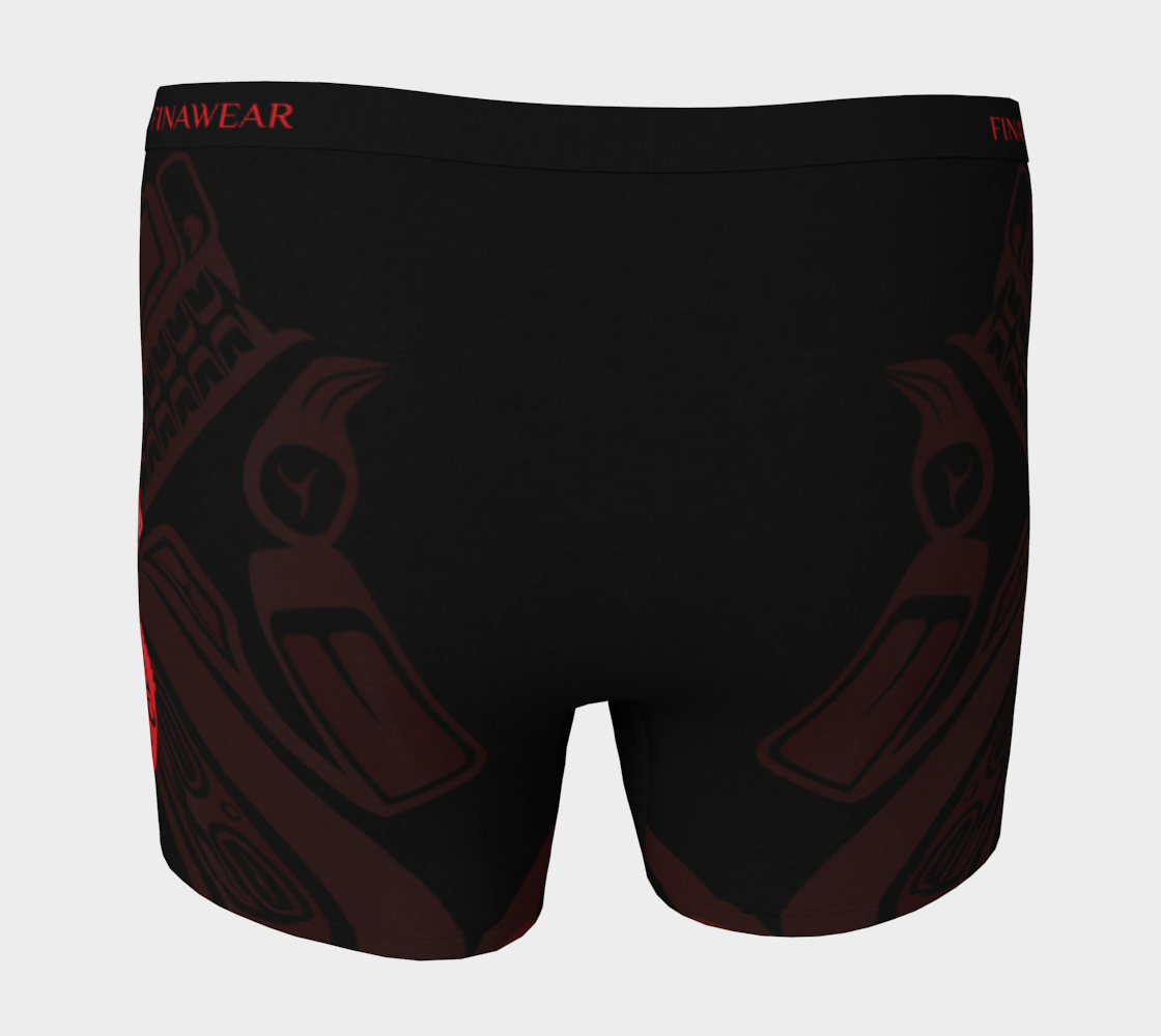 Wolf Red Men's Boxers