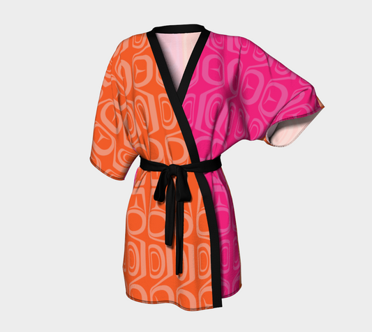 Form Orange Pink Robe
