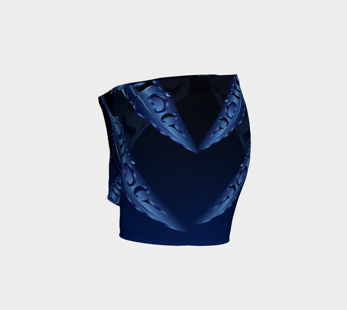 Feather 3D Blue Shorts