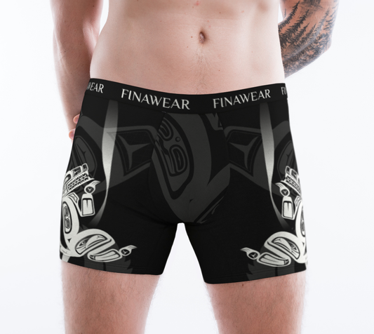 Wolf White Men's Boxers