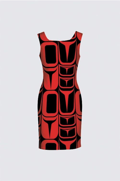 Form Red Aunty Dress