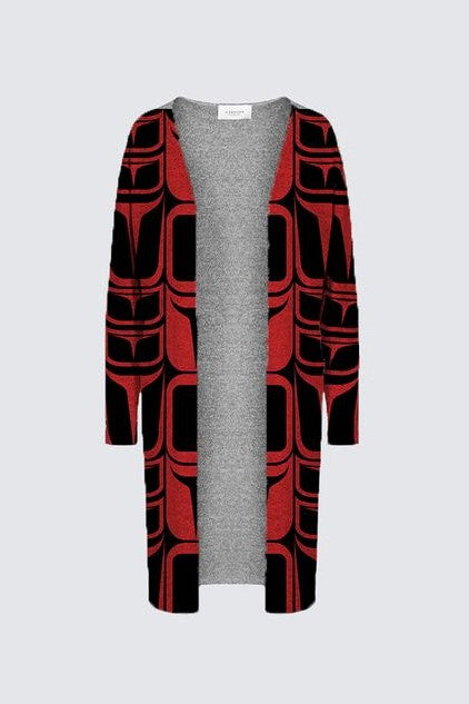 Form Red Duster Cardigan