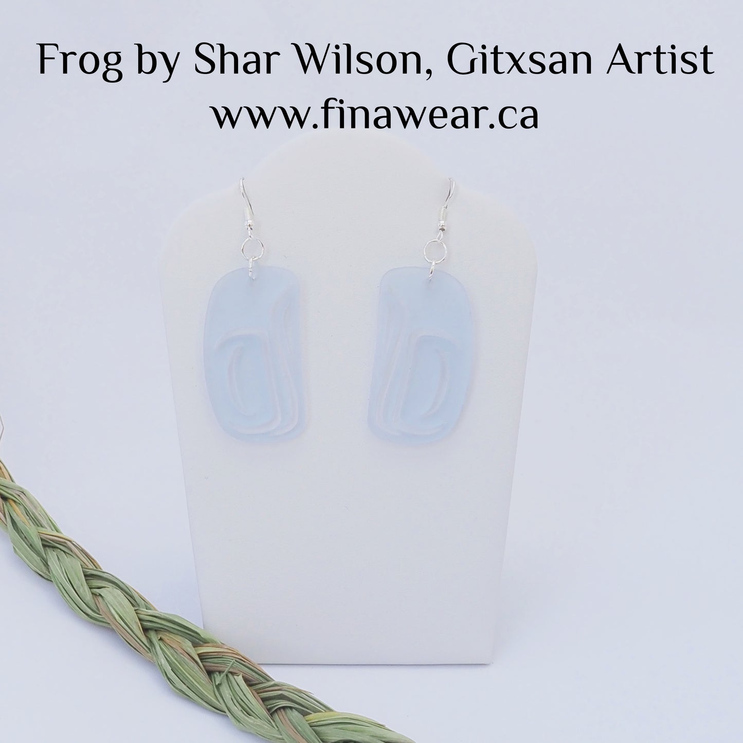 Frog Ice Blue by Shar Wilson, Gitxsan Artist