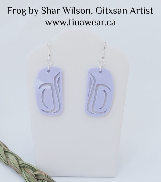 Frog Lilac by Shar Wilson, Gitxsan Artist