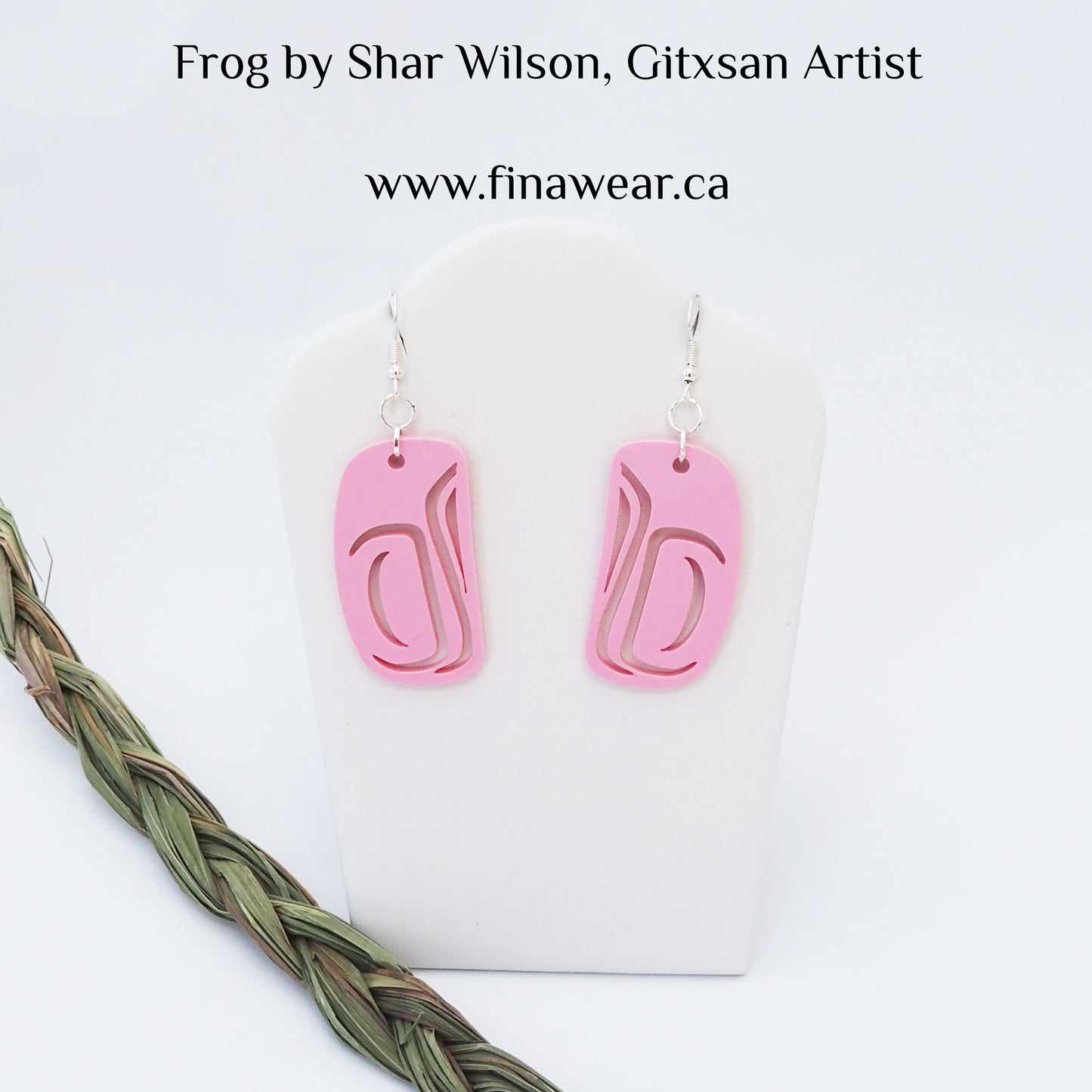Frog Pretty Pink by Shar Wilson, Gitxsan Artist