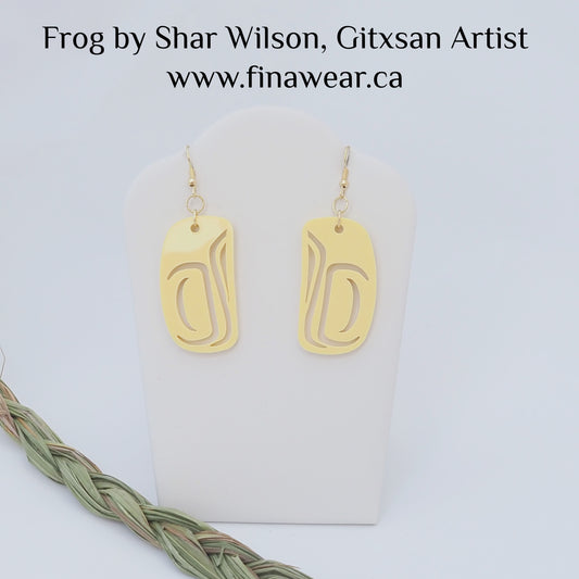 Frog by Shar Wilson, Gitxsan Artist