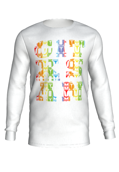 Gitxsan Rainbow Long Sleeve Unisex Tee