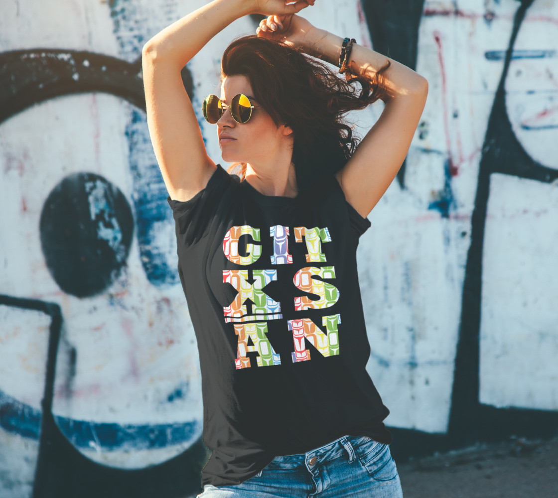 Gitxsan Rainbow Unisex Tee