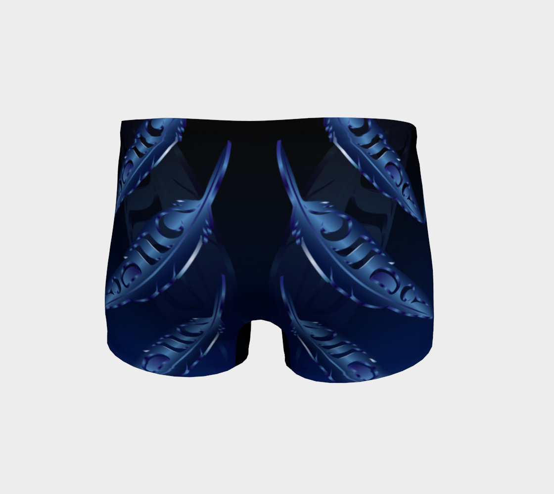 Feather 3D Blue Shorts